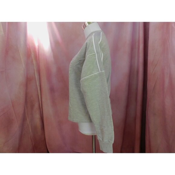 SALE NWT No Boundaries Sweatshirt Juniors XS Heathered Gray Raised Heart - Picture 7 of 10